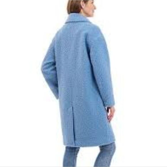 BCBGeneration Women's Blue Coat Oversize Style - Picture 2 of 5